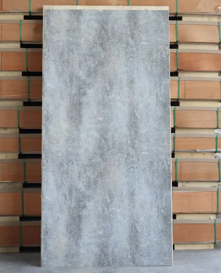 3D ανάγλυφο Fluted New Design PVC Marble Sheet για διακόσμηση εσωτερικού τοίχου